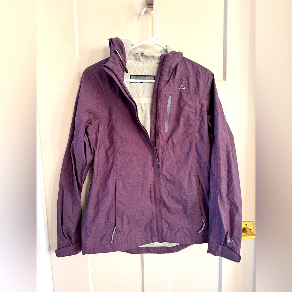 Women's Purple Jacket rain wind jacket small